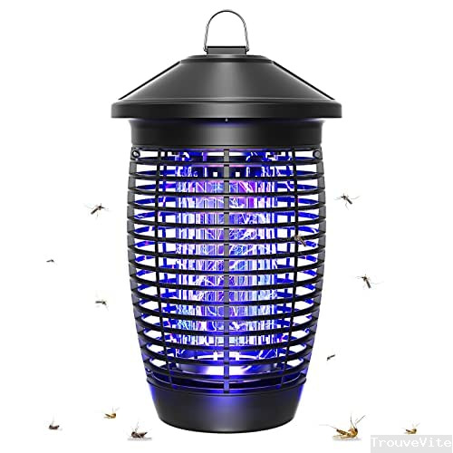 Lampe Anti Moustique Exterieur Jardin, Tue Mouche Electrique Interieur,  Portatif et Compact, Efficace pour Maison, Anti Insectes Répulsif Piege UV  LED